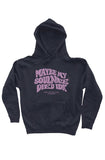 Soulmate navy independent pullover hoody